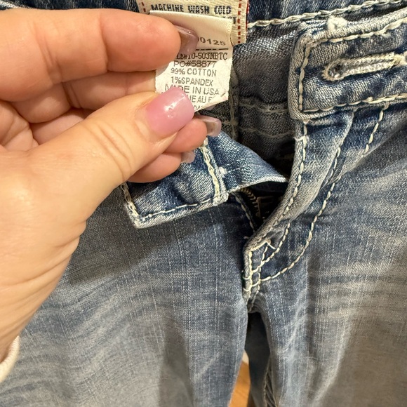 True Religion Light Blue Boot Cut Jeans - Picture 6 of 7